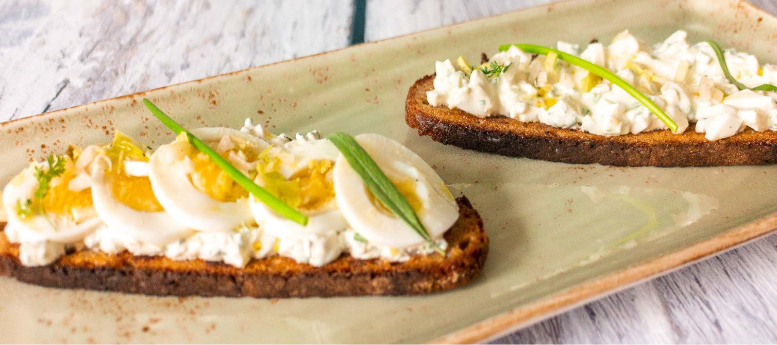 Pottmühle Bio Speiseöle Feiner Eiersalat mit Bio-Traubenkernöl