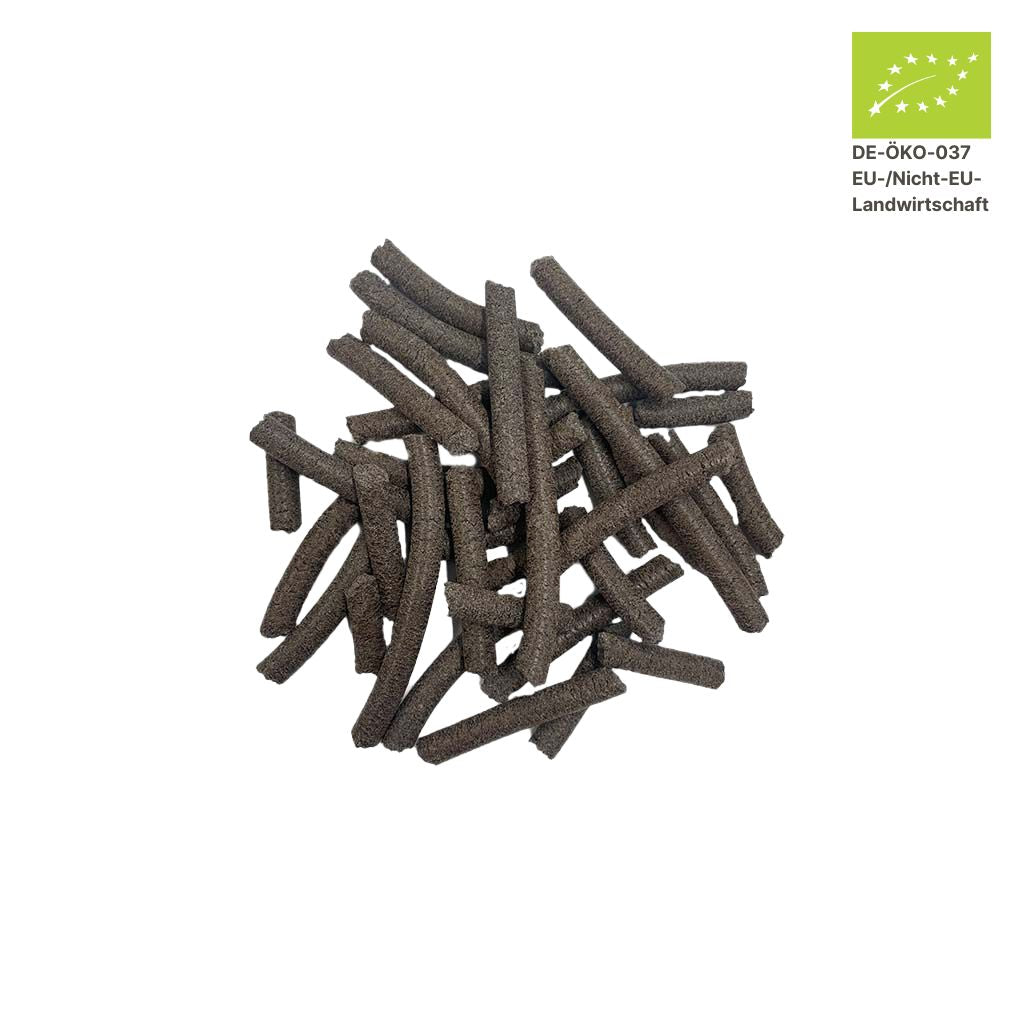 Pottmühle Bio-Mohn Presskuchen Pellets – regional, naturrein, reich an Nährstoffen aus handwerklicher Ölpressung