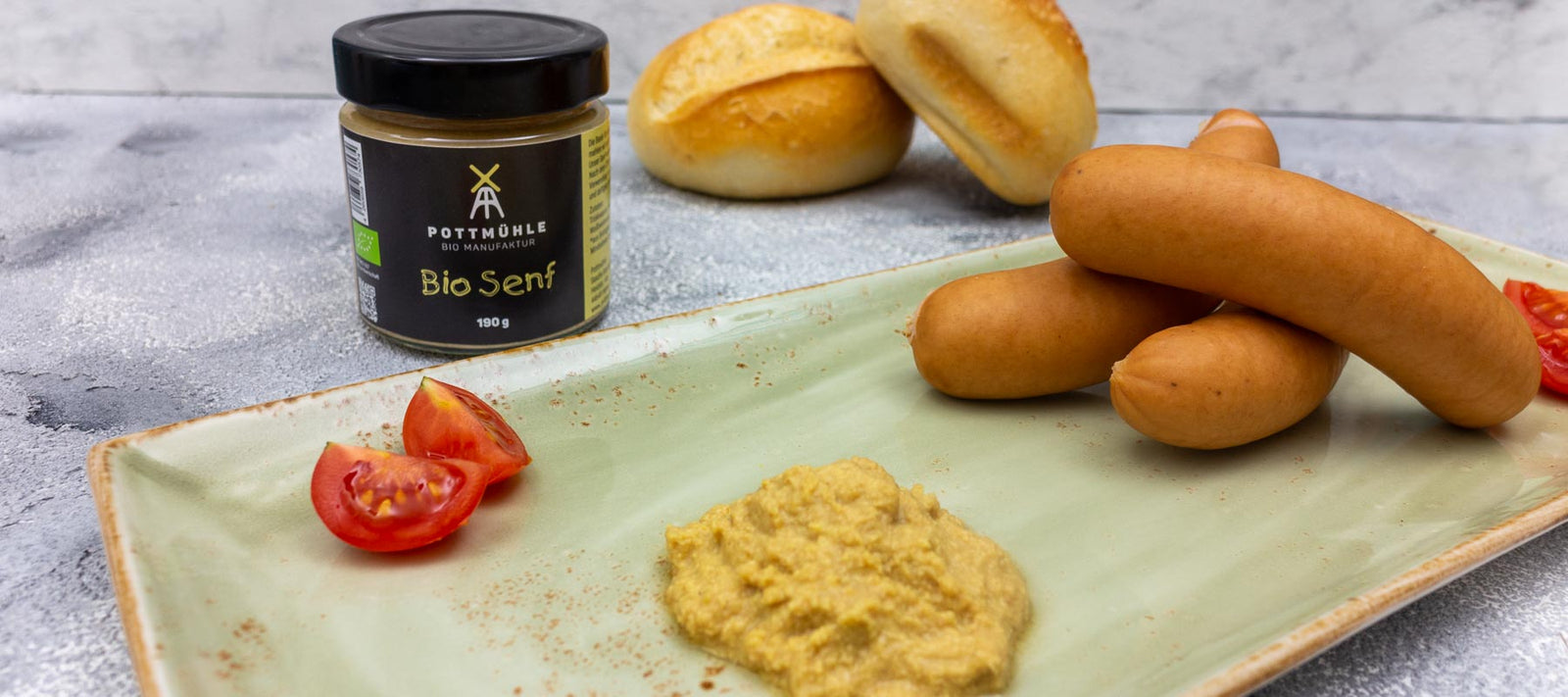 Pottmühle Bio Senf aus eigener Herstellung