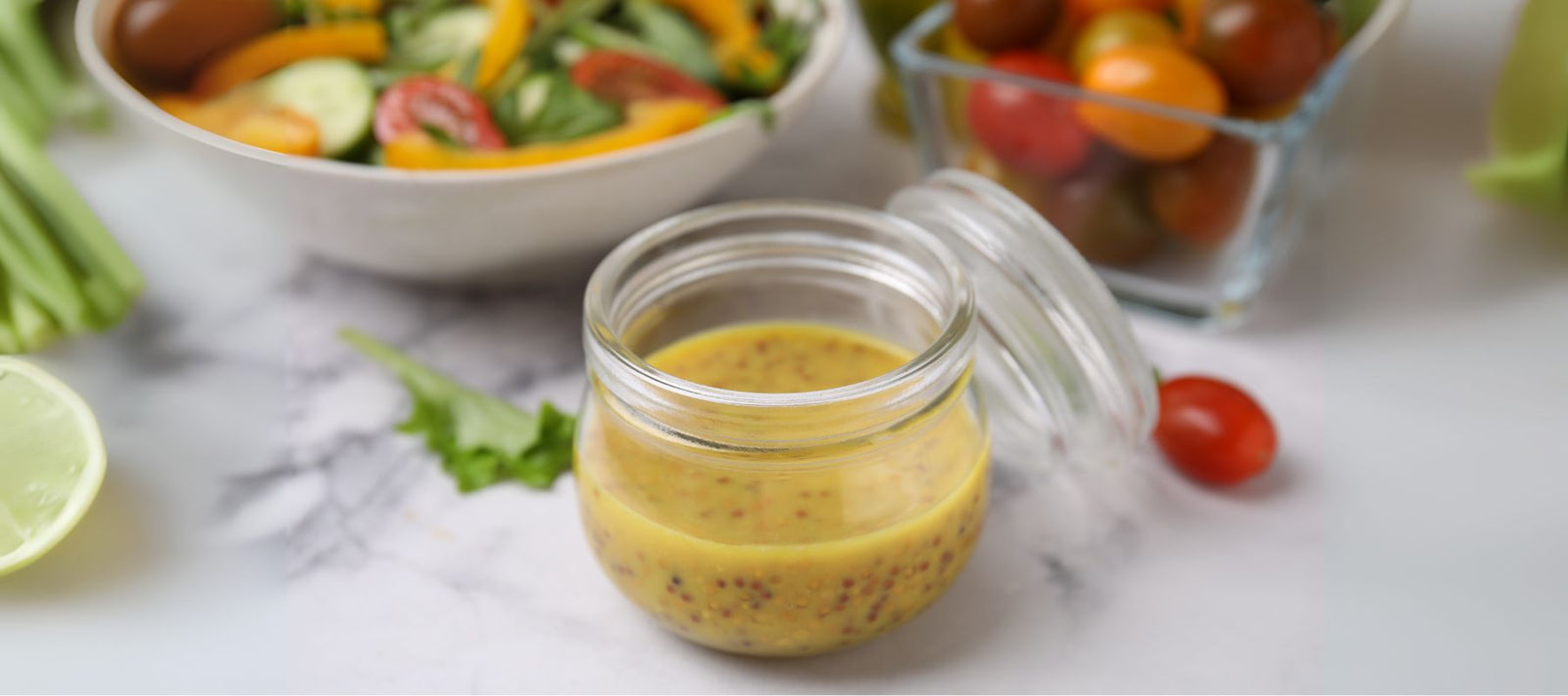 Honig-Senf-Dressing mit Senföl