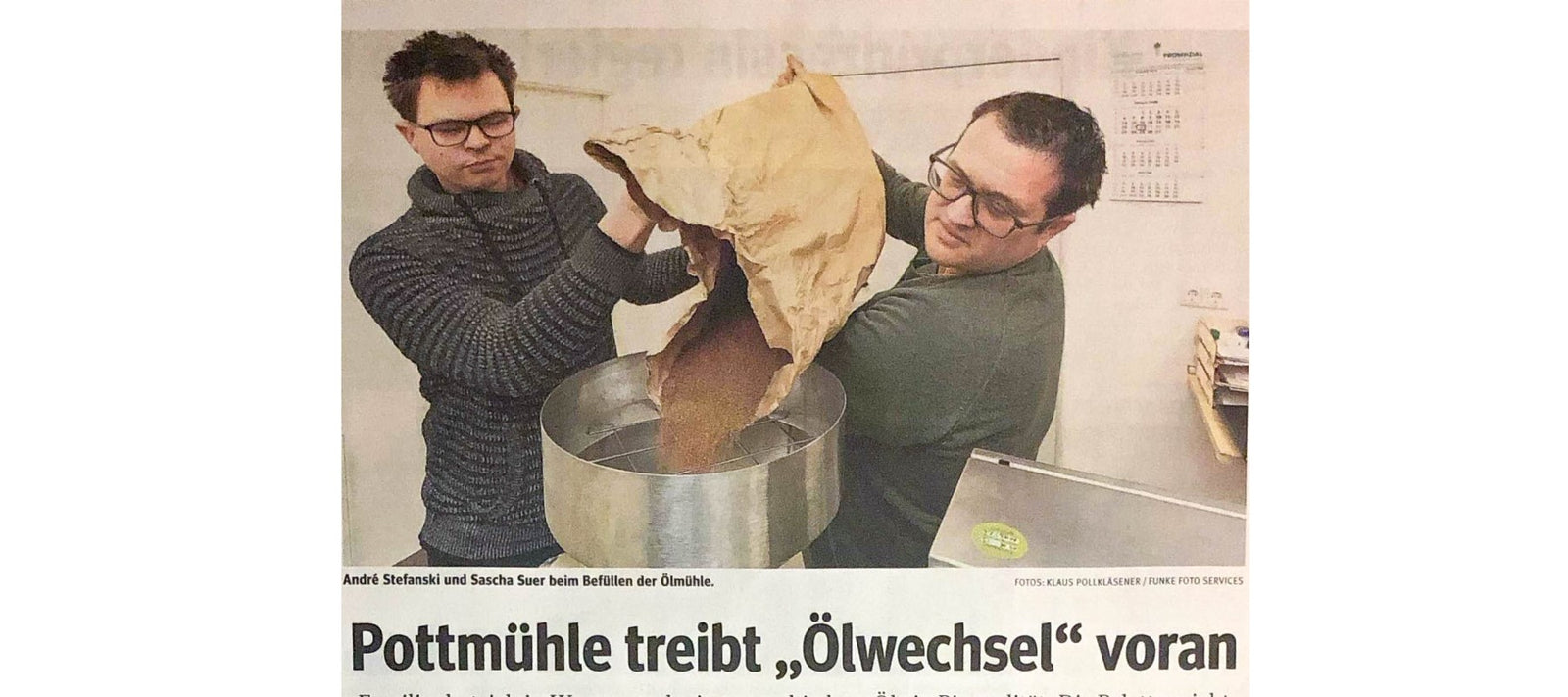 Presseartikel Pottmühle WAZ