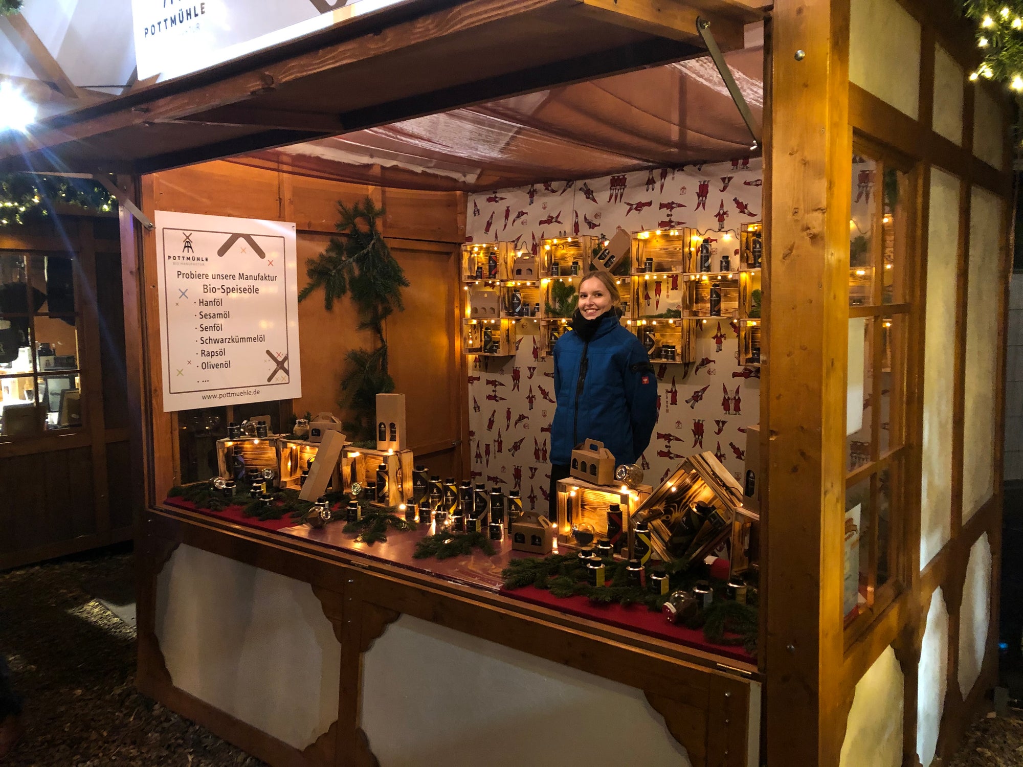 Pottmühle Stand Cranger Weihnachtszauber 2019