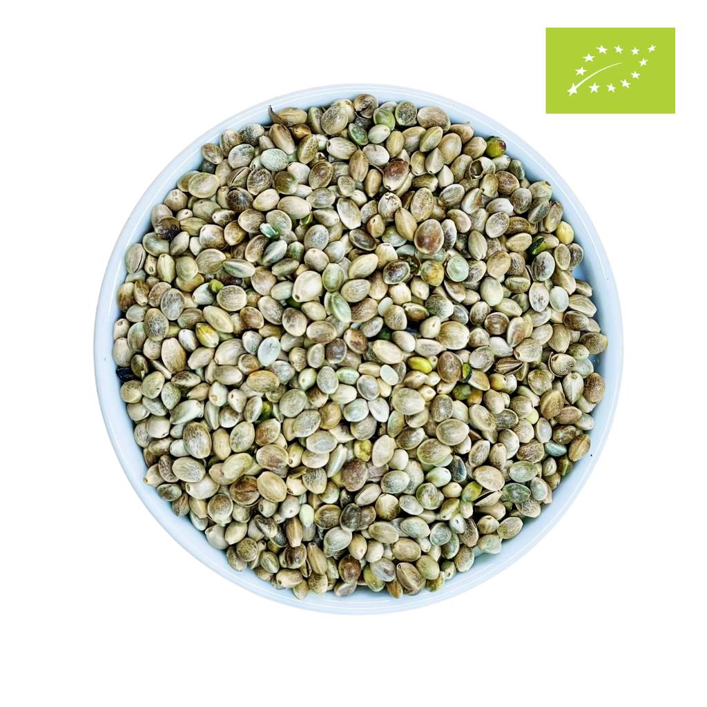 Bio Hanfsamen ungeschält aus deutschem Anbau Pottmühle