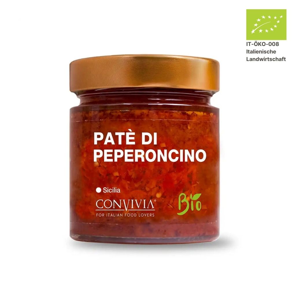 Convivia Bio-Chili-Aufstrich - Chili-Paté im Glas 190 g