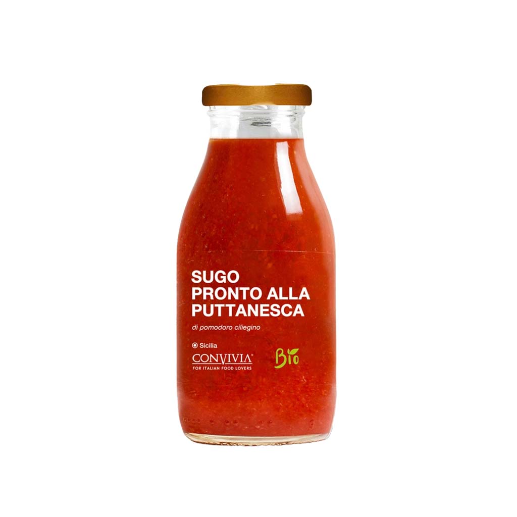 Convivia Bio-Puttanesca-Kirschtomaten-Sauce 250 g