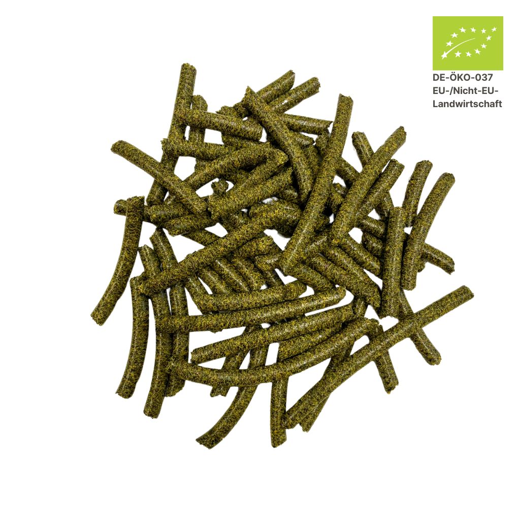 Pottmühle Bio-Raps Presskuchen Pellets – regional, naturrein, reich an Nährstoffen aus handwerklicher Ölpressung