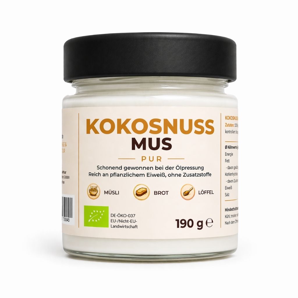 Pottmühle Bio Kokosnussmus im Glas 190 g