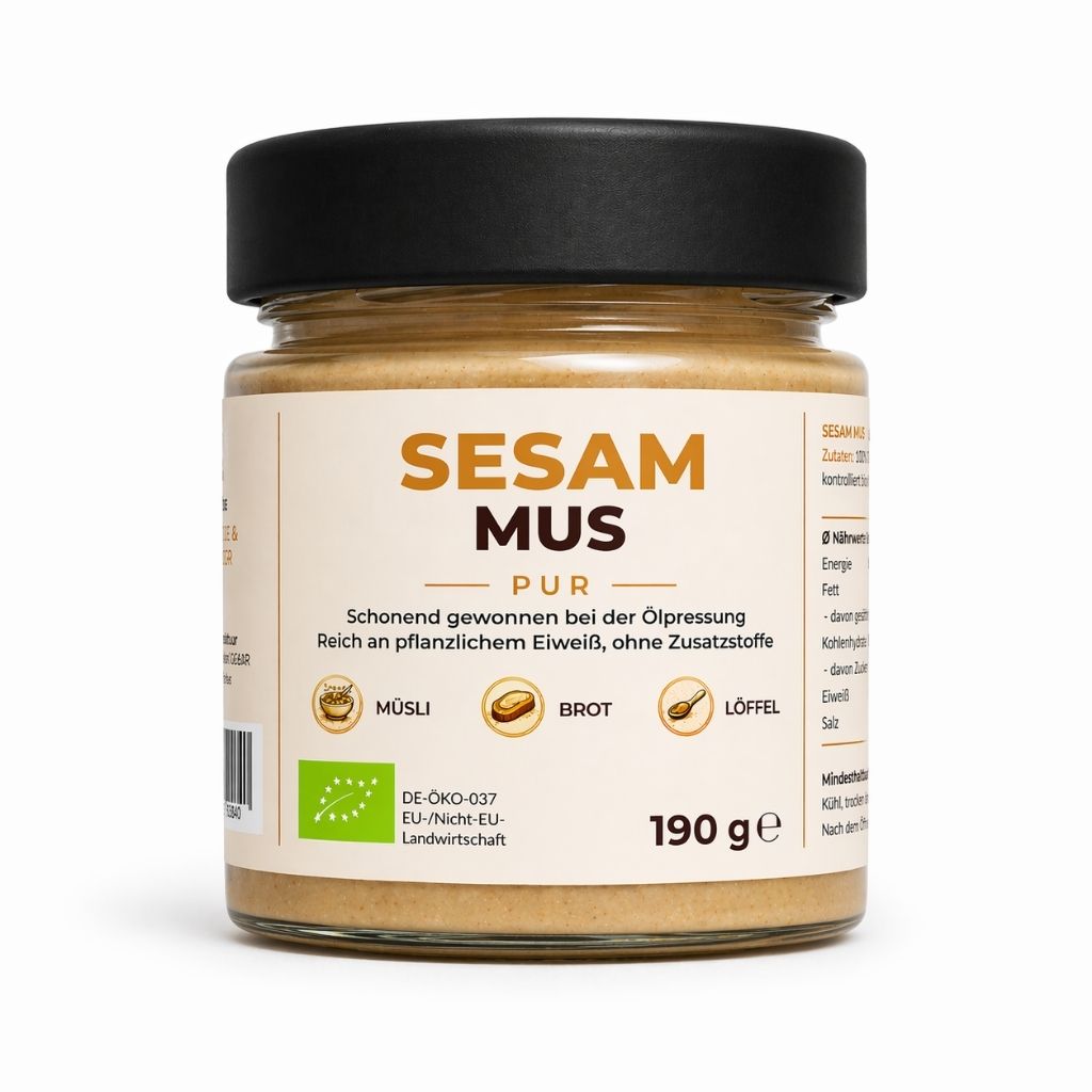 Pottmühle Bio Sesammus im Glas 190 g