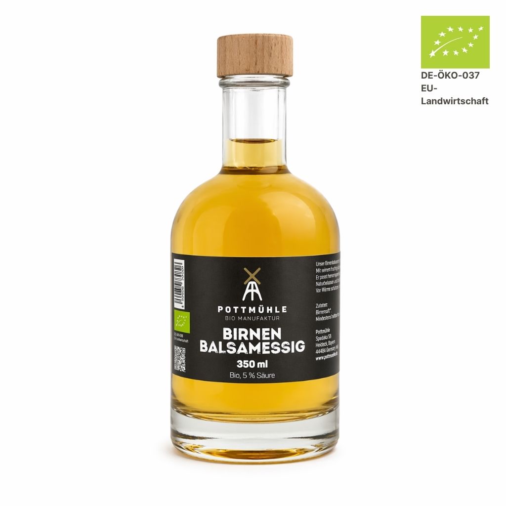 Pottmühle Essig Birnen-Balsamessig in Apothekerflasche 350 ml