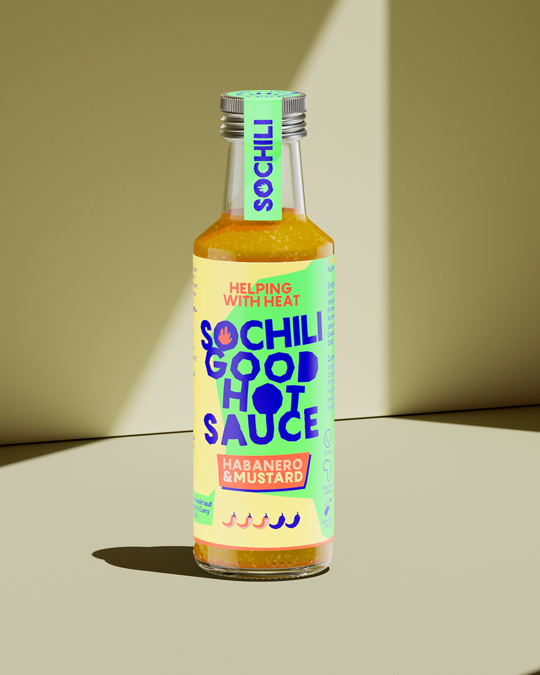 Habanero & Mustard Bio-Chilisauce – Scharf, Süß & Fair