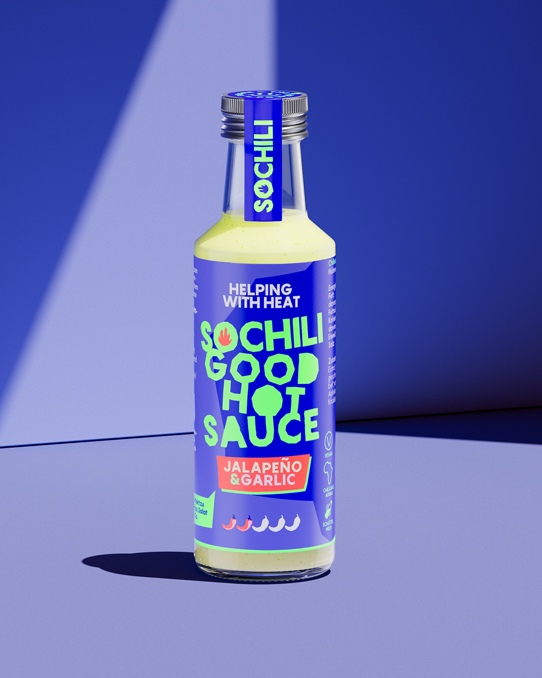 Jalapeño & Garlic Bio-Chilisauce – Mild, würzig & frisch