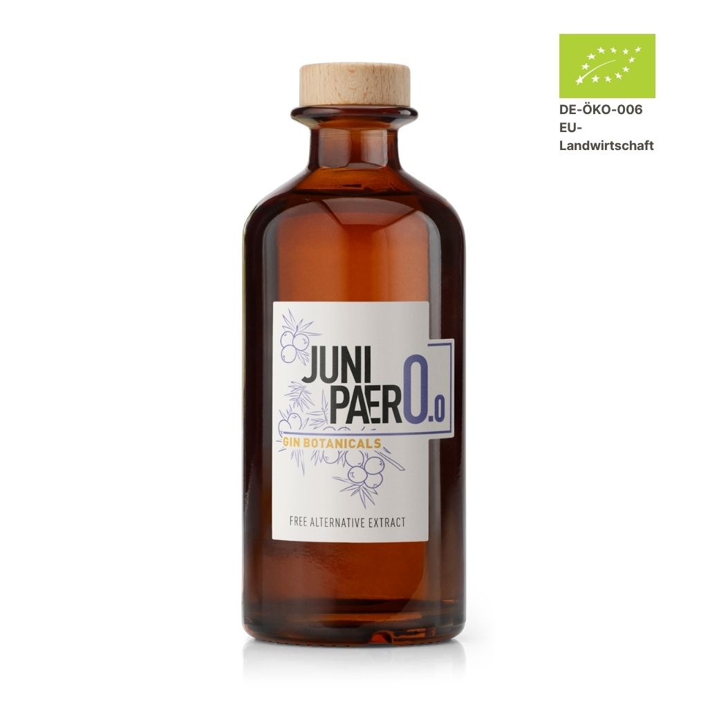 Sasse Junipaero Gin Alternative alkoholfrei in Glasflasche 350 ml