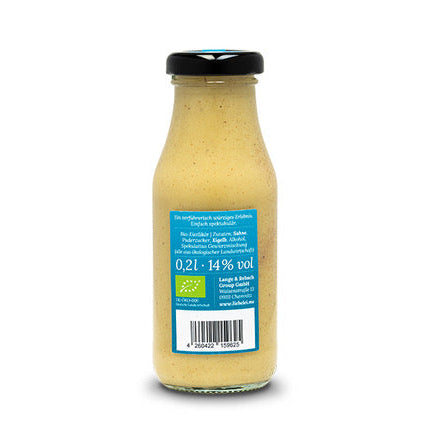 Liebelei Bio Eierlikör Spektakulatius 200 ml Rückseite mit Zutatenliste