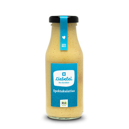 Liebelei Bio Eierlikör Spektakulatius 200 ml Vorderseite – Gewürzlikör mit Spekulatiusnote
